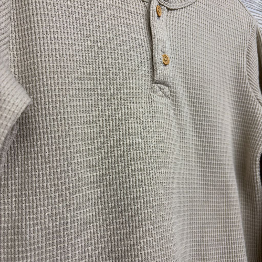 LS Waffle Knit Henley Shirt 4T