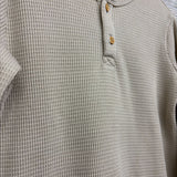 LS Waffle Knit Henley Shirt 4T