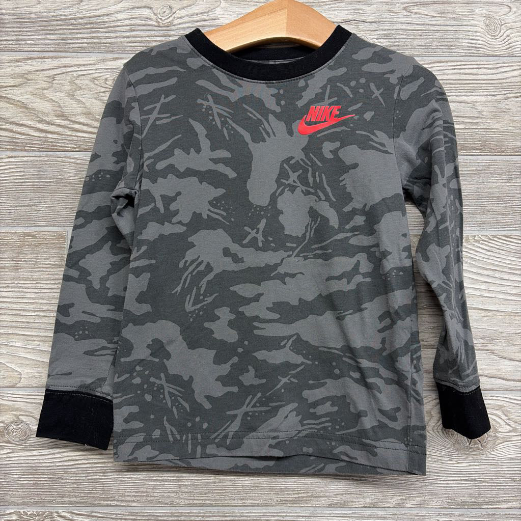 LS Shirt Camo Swoosh 4