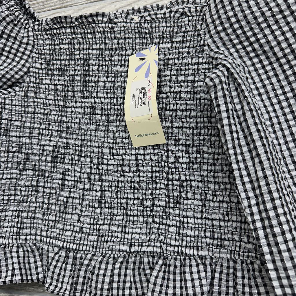 NEW Crop Smocked Off The Shoulder Blouse 12