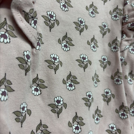 Flutter Sleeve Bodysuit Flowers 3-6M