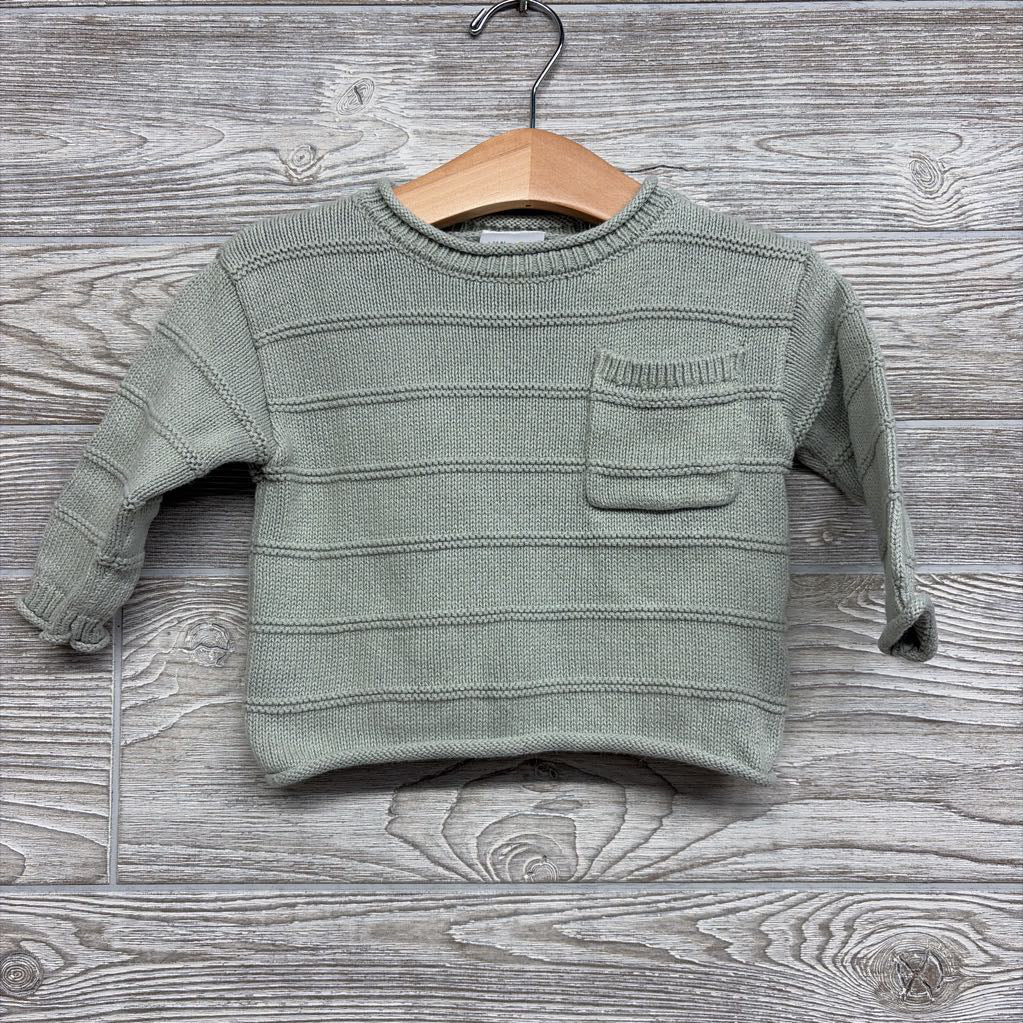 Sweater Stripes Chest Pocket 6M