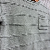 Sweater Stripes Chest Pocket 6M