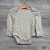 LS Bodysuit Flowers 3-6M