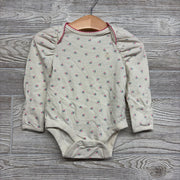 LS Bodysuit Flowers 3-6M