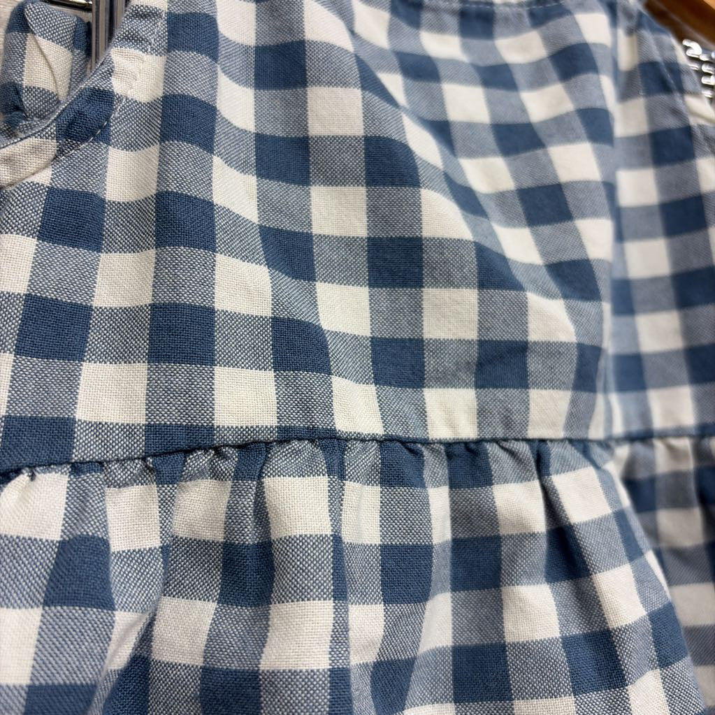 Peplum Tank Top & Wide Leg Pants Gingham 5T