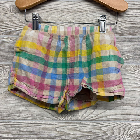 Linen Blend Plaid Tank Top & Shorts 4