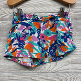 Gauze Ruffle Tank Top & Shorts Flowers