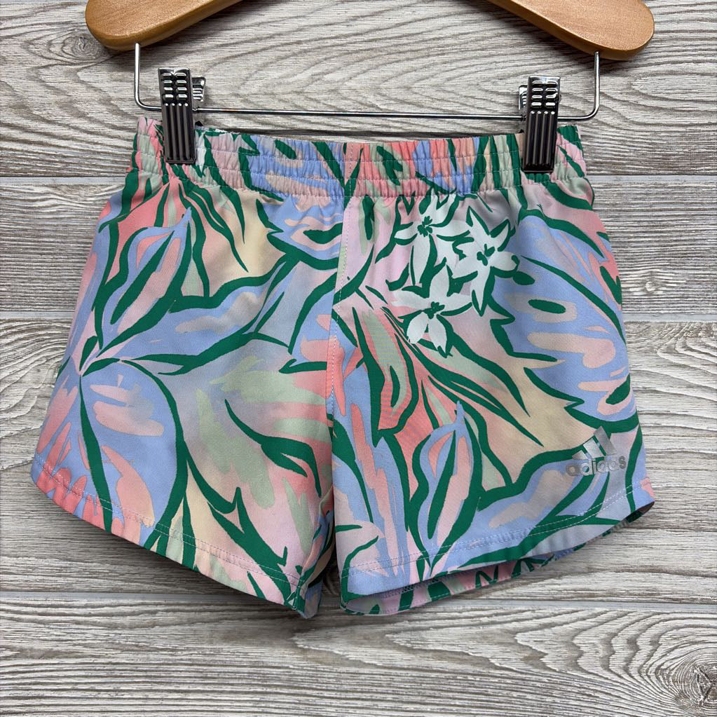 Active Shorts Flowers Leaves 3T