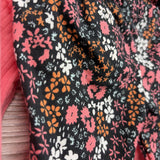 LS Ribbed Bodysuit & Pants Flowers NB