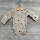 3 Pk LS Bodysuit Dinosaurs 0-3M