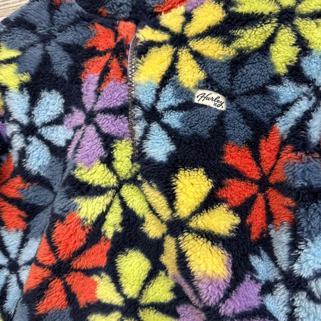 NEW Plush Pullover Flowers 7-8