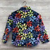 NEW Plush Pullover Flowers 7-8