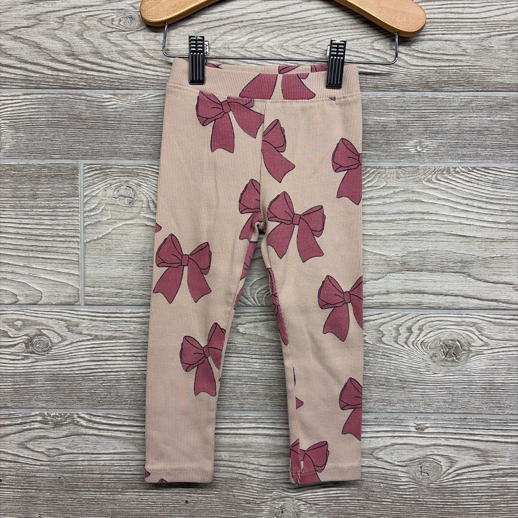 Ribbed Leggings Bows 3