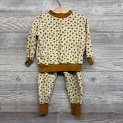 Crewneck & Harem Joggers Flowers 2T