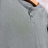 2 Pc LS Ribbed Henley PJs 4T
