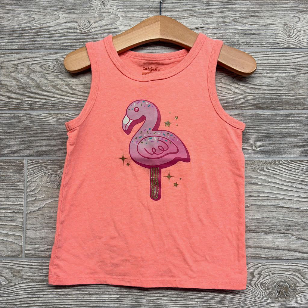Tank Top Flamingo Floatie 4t