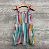Muslin Tank Dress Stripes 4t