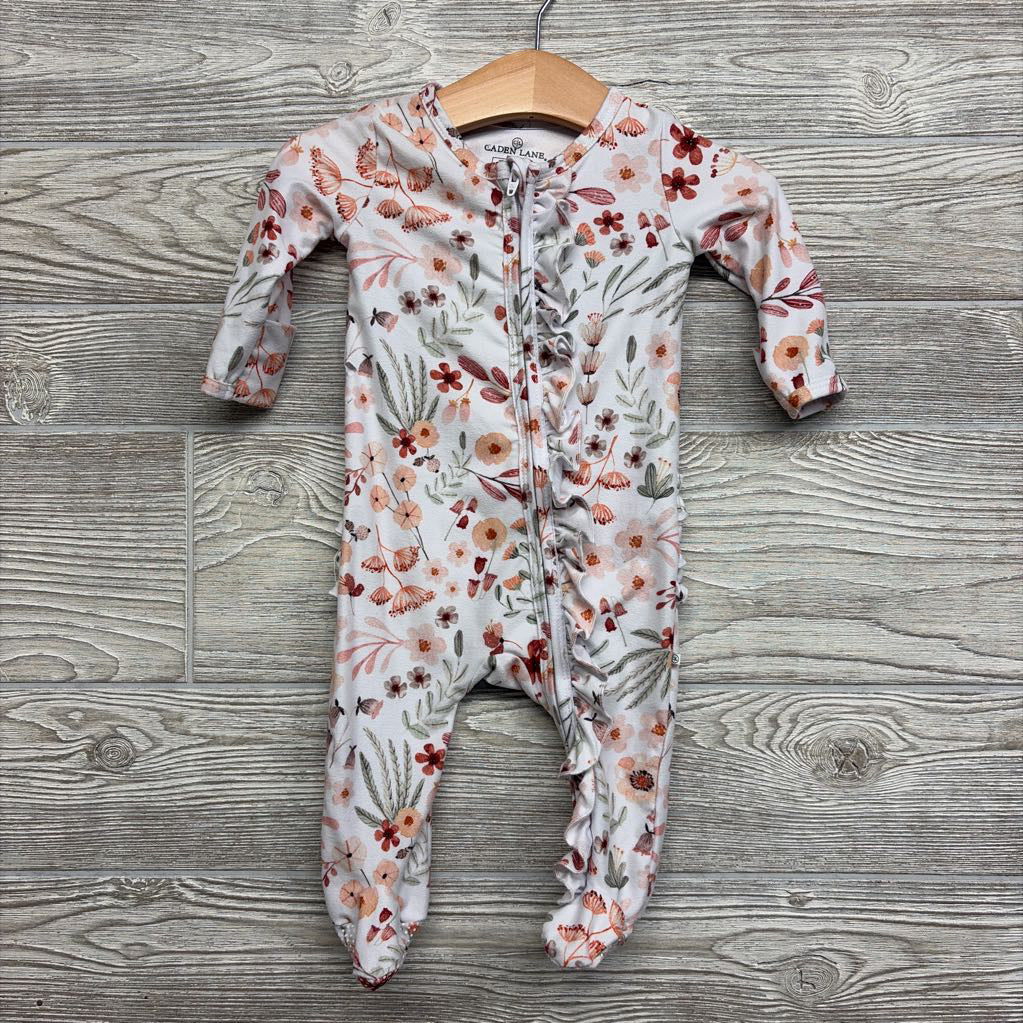 Ruffle Sleeper Flowers 0-3M