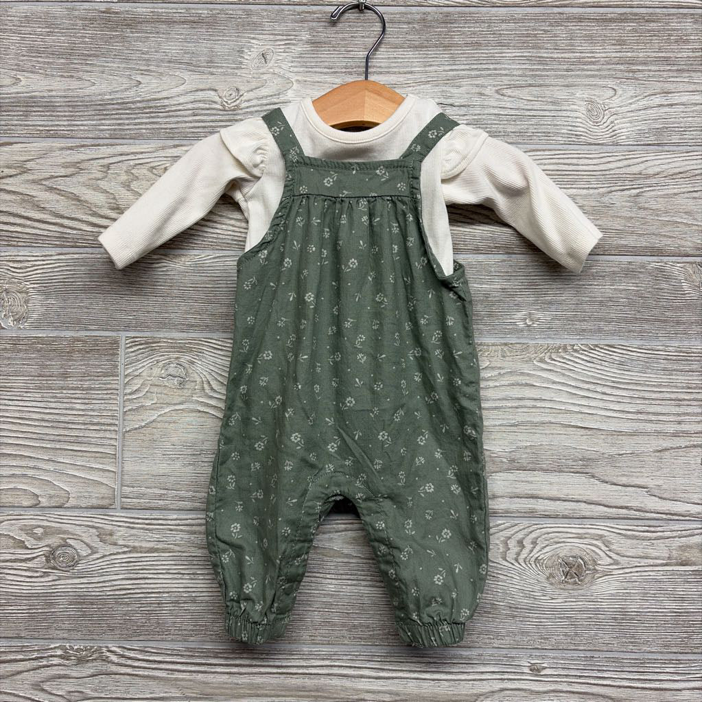 Overalls W/ Shirt Flowers 3M