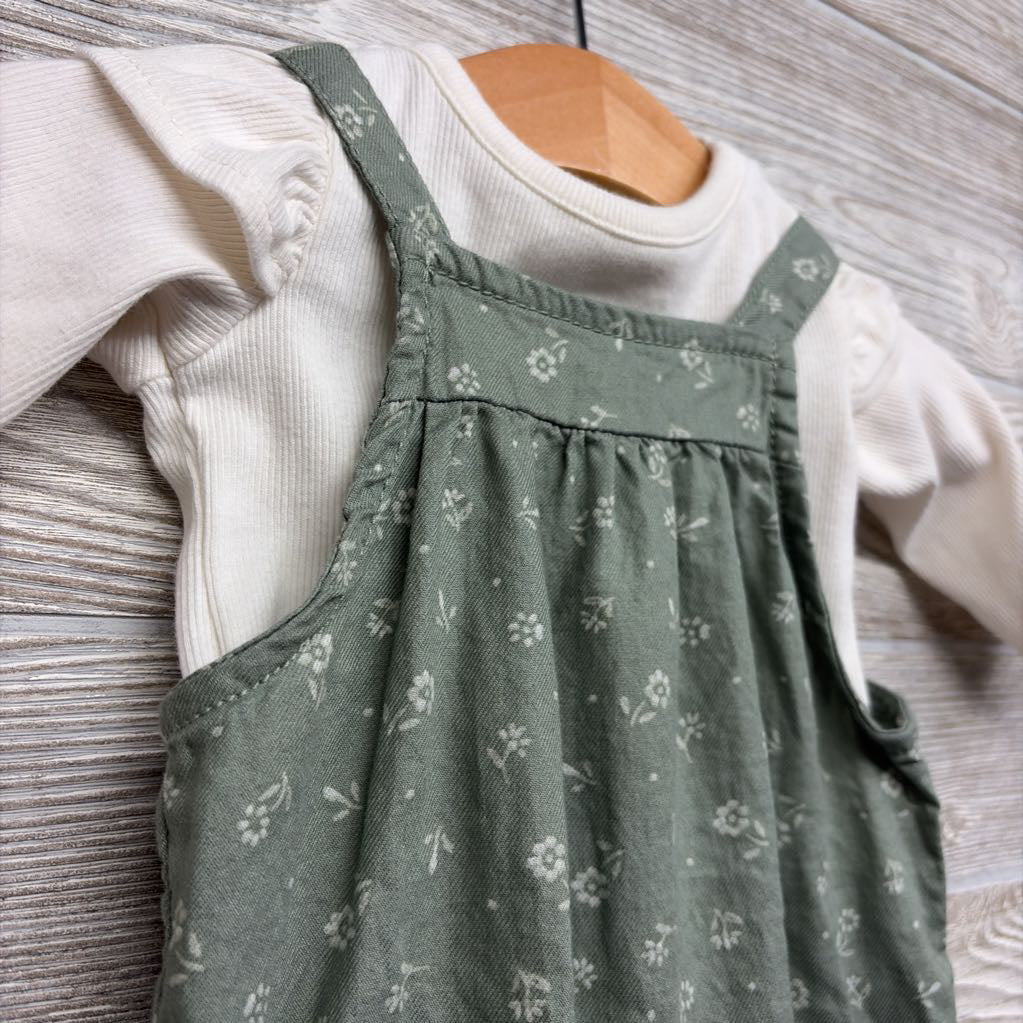 Overalls W/ Shirt Flowers 3M