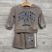 Weathered Crewneck & French Terry Joggers Hogwarts Side Stripes 6-9M