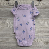 Bodysuit & Pants Blueberries Lettuce Trim NB