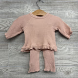 LS Textured Shirt & Pants Lettuce Trim NB