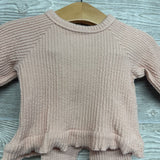 LS Textured Shirt & Pants Lettuce Trim NB