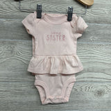 Skirted Bodysuit Little Sister & Pants Dots NB