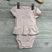 Skirted Bodysuit Little Sister & Pants Dots NB