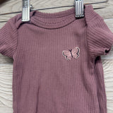 Ribbed Bodysuit & Pants Butterfly NB