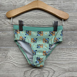 2 Pc LS Swimsuit Flowers 2T