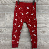 2 Pc LS PJs Santa Candy Canes 3T