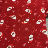 2 Pc LS PJs Santa Candy Canes 3T