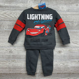NEW Henley Crewneck & Jogger Sweatpants Lightning McQueen 3T