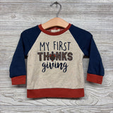 LS Shirt My First Thanksgiving 12M