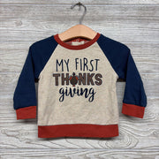 LS Shirt My First Thanksgiving 12M