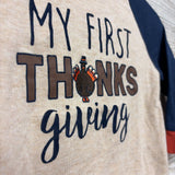 LS Shirt My First Thanksgiving 12M