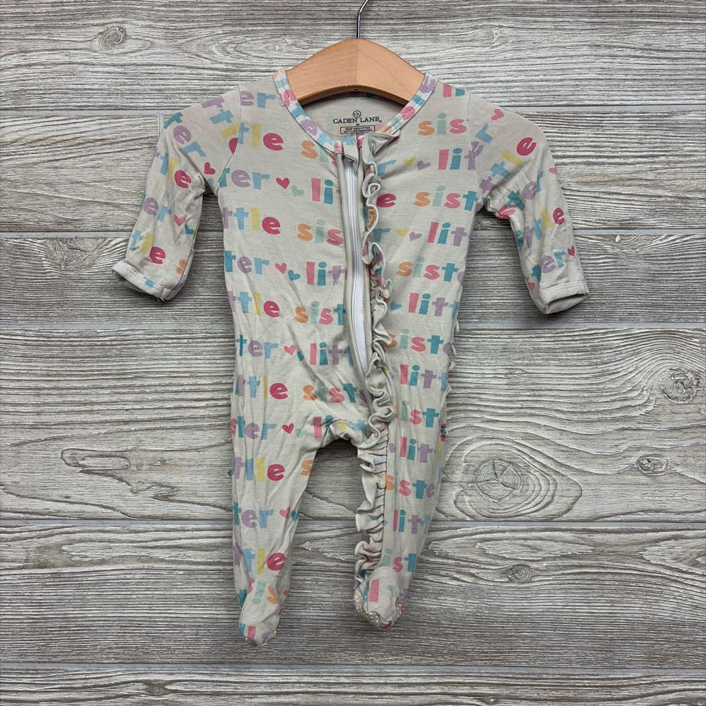 Bamboo Sleeper Little Sister Ruffle NB