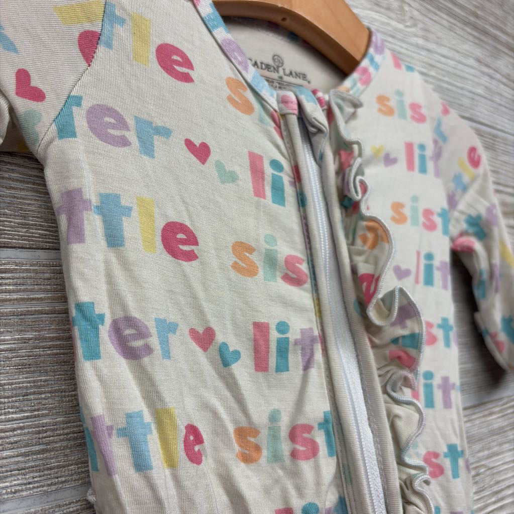Bamboo Sleeper Little Sister Ruffle NB