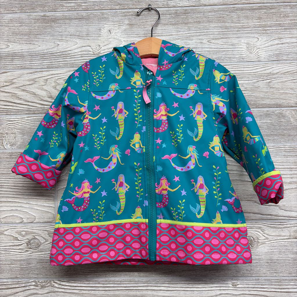 Rain Jacket W/ Hood Mermaids 2T