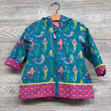 Rain Jacket W/ Hood Mermaids 2T