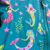 Rain Jacket W/ Hood Mermaids 2T