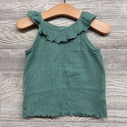Ribbed Tank Top Ruffle 3T
