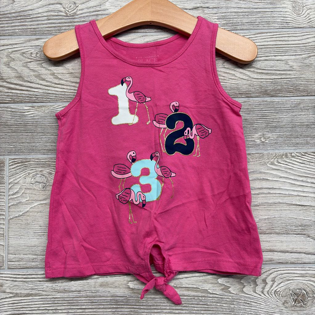 Tank Top 123 Flamingos 3T