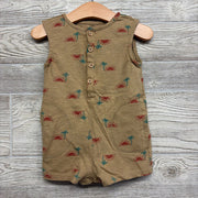 Tank Henley Shorty Romper Suns Palm Trees 18M