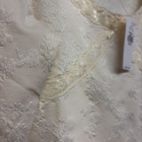 LS Lace Trim Shirt Flowers 6-7