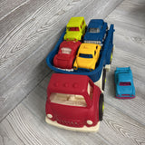 Happy Cruisers Car Carrier Truck & 5 Cars