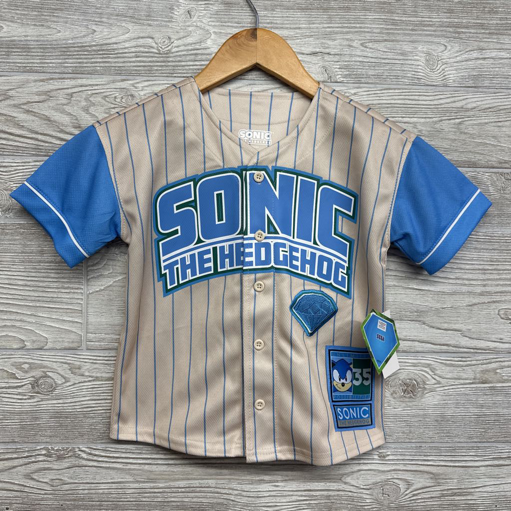 NEW #35 Sonic Baseball Jersey 4-5